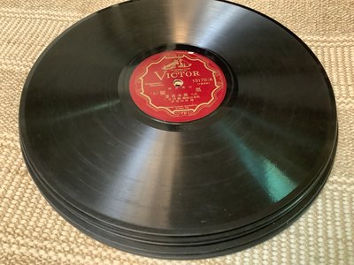 【黑狗兄】懷舊蟲膠電木唱片 （尺八 三味線等）留聲機唱片6張～ A010