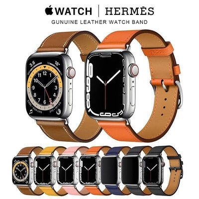 大C超人網拍錶帶 適用手錶錶帶 適用apple watch45se67代 真皮錶帶sbd1    物