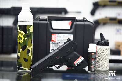 【磐石】送槍盒+BB彈+瓦斯+矽油 SRC MAVERICK 瓦斯自動退膛手槍- SRCGB0722