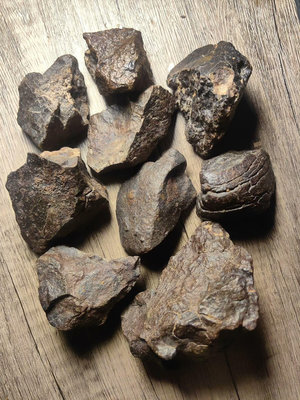 【二手】撒哈拉沙漠石隕石小把件   972g 古董 老貨 收藏 【錦繡古玩】