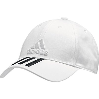 =CodE= ADIDAS CLASSIC 3-STRIPES CAP 三葉線電繡棒球帽(白黑)BK0806 老帽 男女