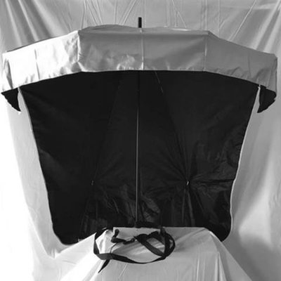 太陽能風扇遮陽傘雨傘太陽傘防曬傘可背式遮陽傘擺攤戶外釣魚傘~特價