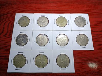 長城紀念幣，1981壹圓11枚，1980伍角、壹角各1枚，標 價全部