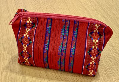 原住民風格編織花樣化妝包
