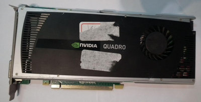 故障品顯示卡 NVIDIA QUADRO 4000 GDDR5 2GB 回收品壞品 繪圖卡 顯卡沒畫面 風扇好的