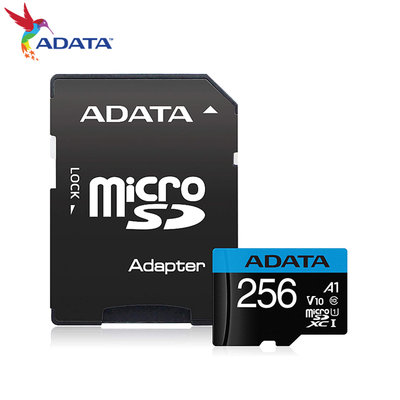【公司貨】威剛 Premier 256G microSDXC UHS-I A1 C10 記憶卡 (ADC10-256G)