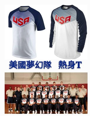 【益本萬利】B51 美國夢幻十隊 搜 籃球 長袖T恤 奧運 熱身排汗 籃球衣 JAMES HARDEN CURRY著