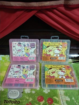 全新Hello Kitty旋轉蠟筆12色只有4盒