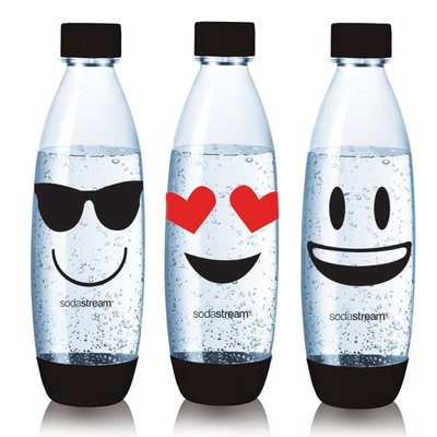 【大頭峰電器】【Sodastream】emoji水滴寶特瓶1L(3入)