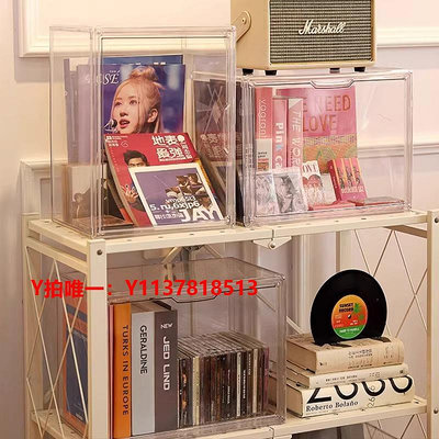 CD架cd專輯收納盒透明防塵亞克力展示盒框明星周邊劉艷芬光碟展示架柜
