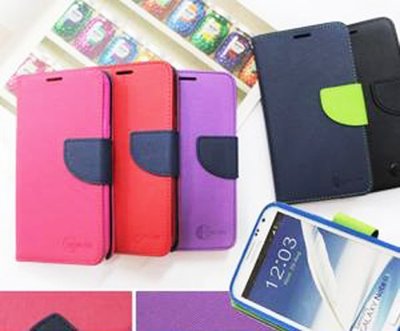 【尚美 Cheng Tai 】撞色手機皮套 側掀站立 內裡軟膠套 可放名片  三星 Galaxy Note 5  書本套