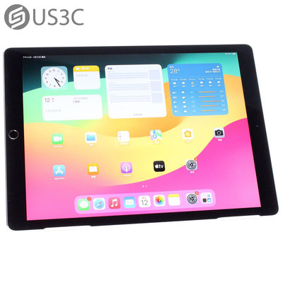 【US3C-台南店】【一元起標】Apple iPad Pro 2 256G WiFi 12.9吋 太空灰 Retina顯示器 A10X晶片 二手平板