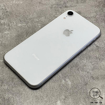 『澄橘』Apple iPhone XR 64G 64GB (6.1吋) 白《二手 無盒裝 中古》A68981