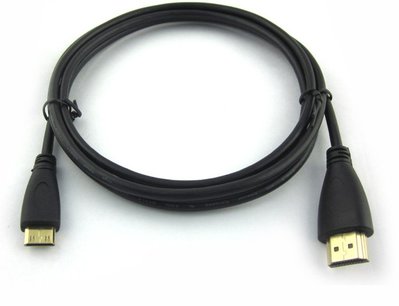 廠家批發Mini HDMI轉HDMI線 攝像機平板電視迷你高清線小轉大1米 A5 [9012579]