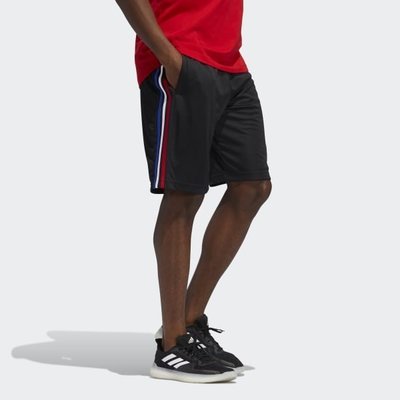 FOCA Adidas 3S Americana Shorts 男款 黑色 運動褲 三線 短褲 GK3641