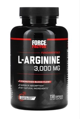 ［現貨速發］🇺🇲 美國進口 Force Factor L-Arginine L-精氨酸 一氧化氮N.O 男性能力支援配方150顆