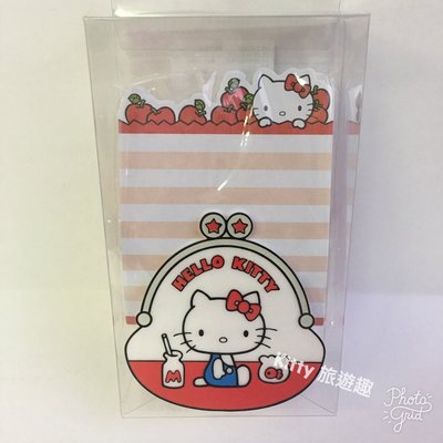 [Kitty 旅遊趣] Hello Kitty 便條紙附造型夾座 便條本 凱蒂貓 紙夾 名片夾 有多款