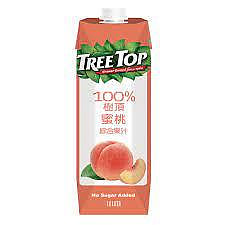 【享吃零食】Tree Top樹頂 100%蜜桃綜合果汁 自然微酸甜