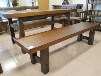 光南家具-枕木5.8尺長板椅(枕木系列)