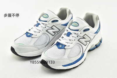 NEW BALANCE 2002R 白藍 皮革 復古 慢跑鞋 老爹鞋 M2002RW 男女鞋  -步履不停