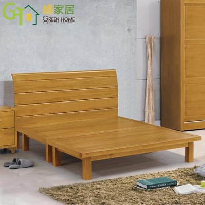 【綠家居】菲納 現代風6尺實木雙人加大床台