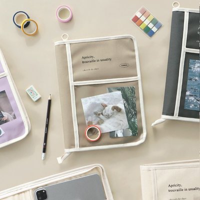 ❅PAVEE❅ 韓國iconic~Cottony book pouch ipad 11吋 棉質平板包 隨身文件包 收納包