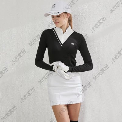 【熱賣精選】BG高爾夫女裝冰絲長袖T恤夏季冰涼透氣女士修身上衣戶外運動球衣女高爾夫球衣