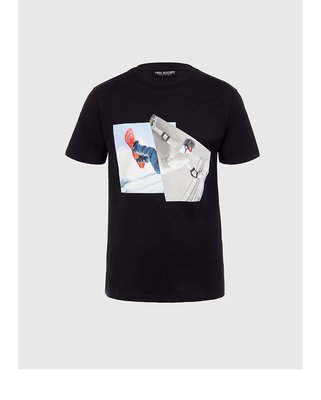 【熱賣精選】neil barrett-TX-066 滑雪閃電潮牌高街設計師短袖T恤男女情侶裝