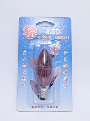 LED 15W E12 小尖紅光燈泡