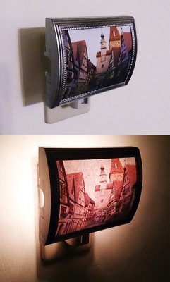 插電式 相片夜燈(可更換圖片) : 居家 夜燈 擺設 裝飾 壁飾 : waggly889