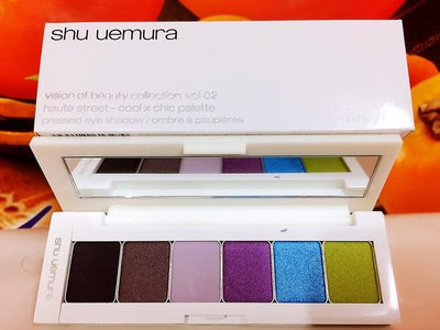 SHU UEMURA 植村秀 無色限時尚街風眼彩盤 眼影限定款摩登都會