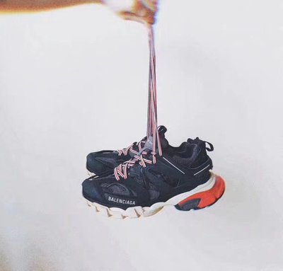Balenciaga 巴黎世家 復古老爹鞋 Track 3.0 黑紅 運動鞋