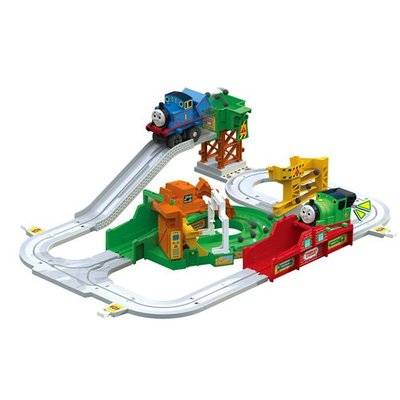 Thomas湯瑪士小火車軌道運送石頭火車玩具、模型，小孩的最愛