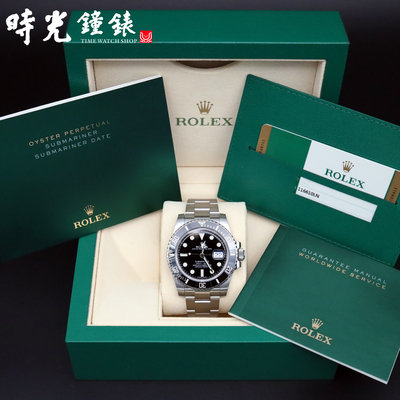 【時光鐘錶公司】ROLEX 勞力士 116610LN 2015年 Submariner 陶瓷圈日期腕錶 黑水鬼｜客戶寄售