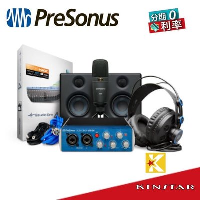 【金聲樂器】PreSonus AudioBox Studio Ultimate Bundle 錄音介面 終極套裝組