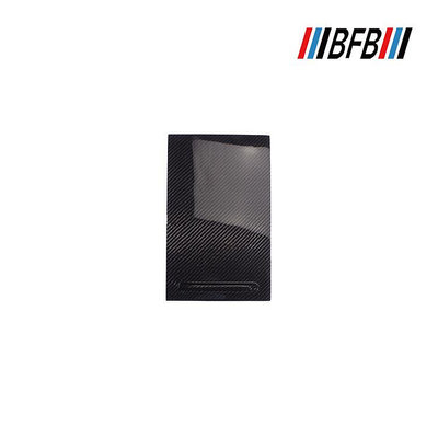 汽車配件 汽車尾翼 適用于14-20款特斯拉Model X S碳纖維中控儲物盒滑蓋 干碳纖內飾