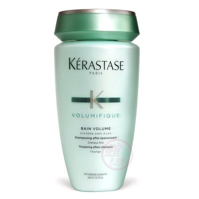 便宜生活館【洗髮精】卡詩 KERASTASE 豐凝髮浴250ml 頭髮輕盈/膨鬆專用 全新公司貨 (可超取)