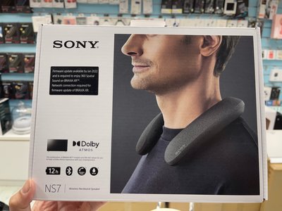 禾豐音響 Sony SRS-NS7 Dolby Atmos 的無線頸掛式揚聲器 喇叭 台灣SONY公司貨