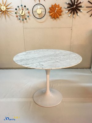【挑椅子】Saarinen Oval Tulip Table 大理石圓餐桌 120Ø (復刻版) TB-034-120