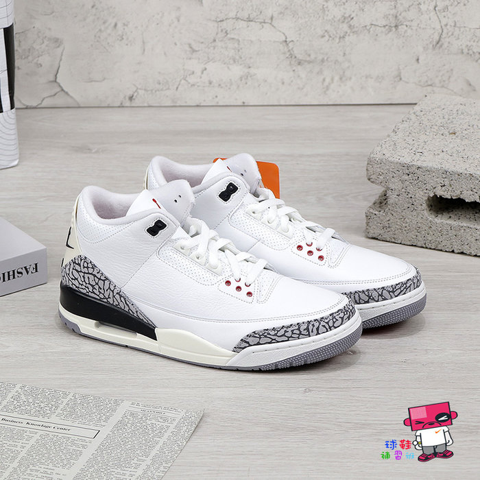 球鞋補習班NIKE AIR JORDAN 3 OG WHITE CEMENT 白水泥爆裂紋男DN3707