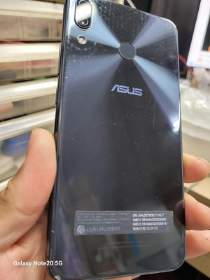 零件機 ASUS ZenFone 5Z ZS620KL 2018重複不斷開機關機無法測試