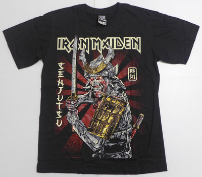 【Mr.17】鐵娘子樂團 Iron Maiden Senjutsu 戰術日本武士骷髏T恤短袖t-shirt(N277)