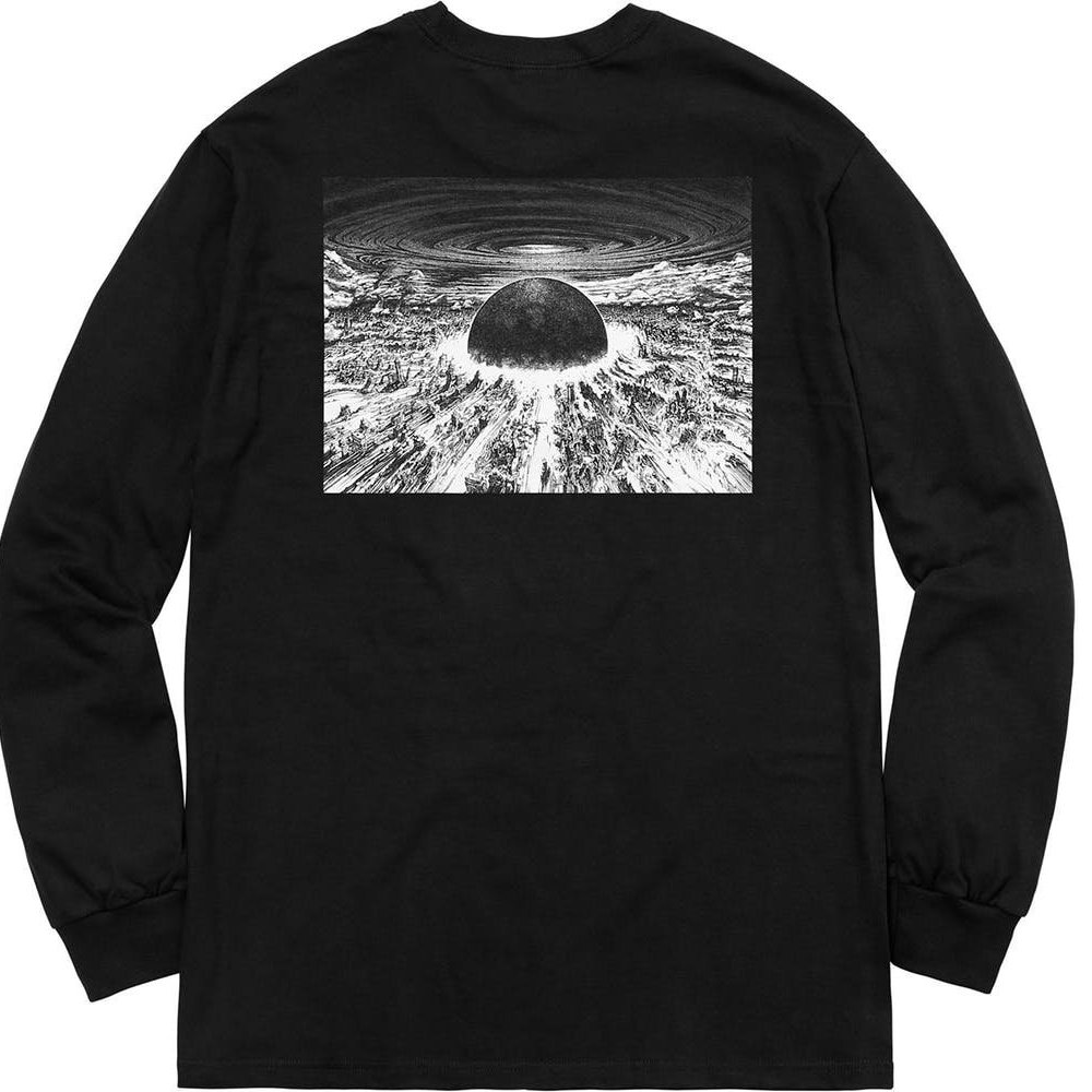 超搶手】全新正品2017 Supreme AKIRA Neo-Tokyo L/S Tee阿基拉長袖t