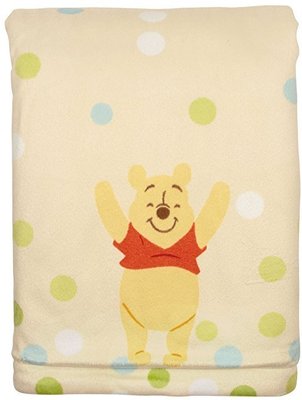 預購 美國帶回 Winnie The Pooh 迪士尼維尼小熊 新生兒 嬰兒 柔軟小毛毯 推車毯 外出毯 嬰兒毯