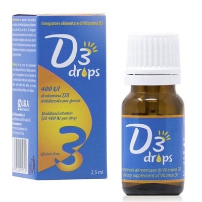 阿德比捷力D3滴液Quali-D D3 drops 5ml,買3送1 義大利進口 維生素D 【詠晴中西藥局】