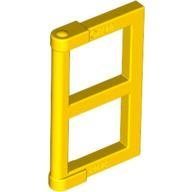 Lego樂高 60608 黃色 窗戶 Yellow Window 1 x 2 x 3 Pane Tabs 4528136