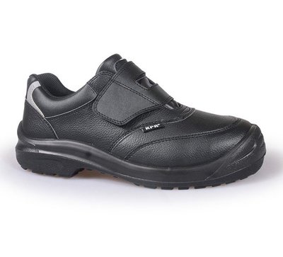 KPR尊王寬楦鋼頭止滑安全鞋 防油 防滑 塑鋼頭鞋 黏貼式 L-055