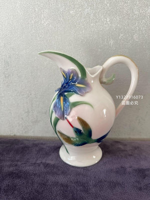 Franz法藍瓷青鳥系列奶杯（高：12cm，寬：11cm）-【聚寶閣】9434