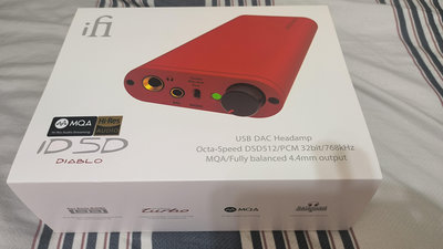 iFi Audio iDSD Diablo 旗艦隨身DAC / 耳擴一體機 公司貨 完整盒裝配件 極新少用