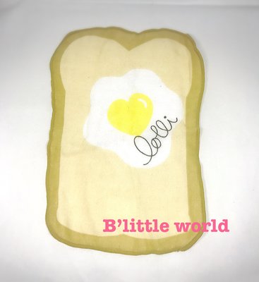 *B' Little World *[現貨]日本限定小雜貨/營養早餐吐司蛋手帕/小方巾/日本製/東京連線
